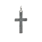 12 Pack: Charmalong™ Antique Silver Cross Charm by Bead Landing™